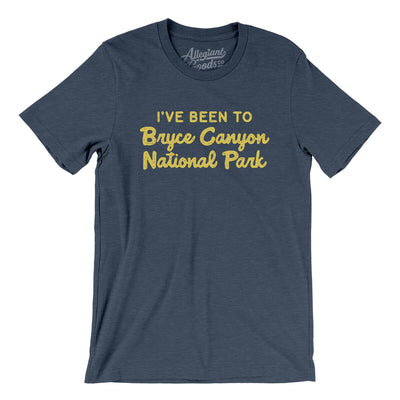 I've Been To Bryce Canyon National Park Men/Unisex T-Shirt-Heather Navy-Allegiant Goods Co. Vintage Sports Apparel