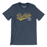 Buffalo Vintage Script Men/Unisex T-Shirt-Allegiant Goods Co. Vintage Sports Apparel