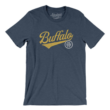 Buffalo Vintage Script Men/Unisex T-Shirt-Allegiant Goods Co. Vintage Sports Apparel