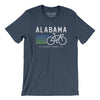 Alabama Cycling Men/Unisex T-Shirt-Heather Navy-Allegiant Goods Co. Vintage Sports Apparel