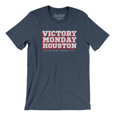 Victory Monday Houston Men/Unisex T-Shirt-Allegiant Goods Co. Vintage Sports Apparel