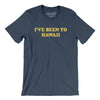 I've Been To Hawaii Men/Unisex T-Shirt-Heather Navy-Allegiant Goods Co. Vintage Sports Apparel