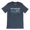 New Hampshire Cycling Men/Unisex T-Shirt-Heather Navy-Allegiant Goods Co. Vintage Sports Apparel