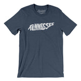 Tennessee State Shape Text Men/Unisex T-Shirt-Allegiant Goods Co. Vintage Sports Apparel
