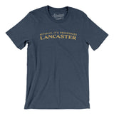 Actually It's Pronounced Lancaster Men/Unisex T-Shirt-Heather Navy-Allegiant Goods Co. Vintage Sports Apparel