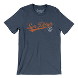 San Diego Vintage Script Men/Unisex T-Shirt-Allegiant Goods Co. Vintage Sports Apparel