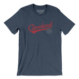 Cleveland Vintage Script Men/Unisex T-Shirt-Allegiant Goods Co. Vintage Sports Apparel