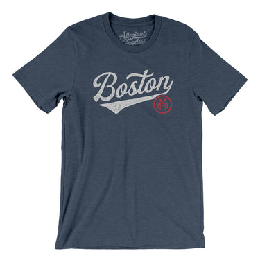 Boston Vintage Script Men/Unisex T-Shirt-Allegiant Goods Co. Vintage Sports Apparel