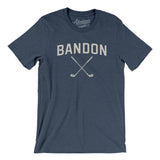Bandon Golf Men/Unisex T-Shirt-Heather Navy-Allegiant Goods Co. Vintage Sports Apparel
