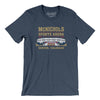 Mcnichols Sports Arena Men/Unisex T-Shirt-Heather Navy-Allegiant Goods Co. Vintage Sports Apparel