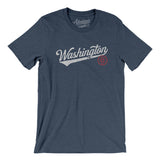 Washington Dc Vintage Script Men/Unisex T-Shirt-Allegiant Goods Co. Vintage Sports Apparel