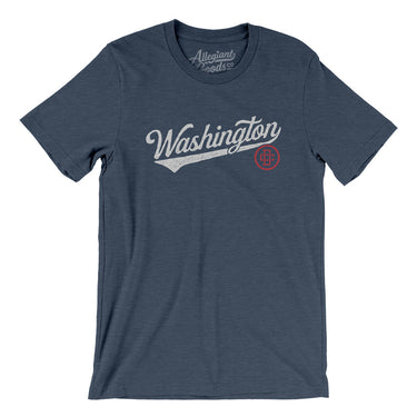 Washington Dc Vintage Script Men/Unisex T-Shirt-Allegiant Goods Co. Vintage Sports Apparel