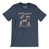 Merry Go Round Pittsburgh Men/Unisex T-Shirt-Heather Navy-Allegiant Goods Co. Vintage Sports Apparel