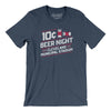 10 Cent Beer Night Men/Unisex T-Shirt-Heather Navy-Allegiant Goods Co. Vintage Sports Apparel