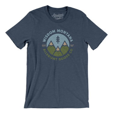 Wisdom Montana Retro Badge Men/Unisex T-Shirt-Allegiant Goods Co. Vintage Sports Apparel