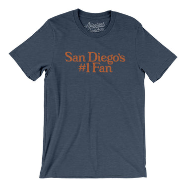 San Diego's Number 1 Fan Men/Unisex T-Shirt-Allegiant Goods Co. Vintage Sports Apparel