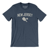 New Jersey Pickleball Men/Unisex T-Shirt-Heather Navy-Allegiant Goods Co. Vintage Sports Apparel