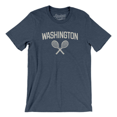 Washington Tennis Men/Unisex T-Shirt-Heather Navy-Allegiant Goods Co. Vintage Sports Apparel
