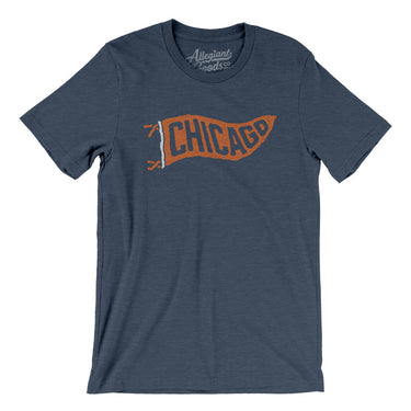 Chicago Pennant Men/Unisex T-Shirt-Allegiant Goods Co. Vintage Sports Apparel
