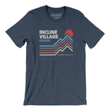 Incline Village Nevada Men/Unisex T-Shirt-Heather Navy-Allegiant Goods Co. Vintage Sports Apparel