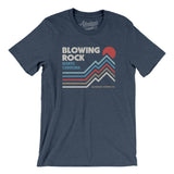 Blowing Rock North Carolina Men/Unisex T-Shirt-Heather Navy-Allegiant Goods Co. Vintage Sports Apparel