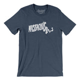 Massachusetts State Shape Text Men/Unisex T-Shirt-Allegiant Goods Co. Vintage Sports Apparel