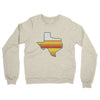 Houston Baseball Midweight French Terry Crewneck Sweatshirt-Heather Oatmeal-Allegiant Goods Co. Vintage Sports Apparel
