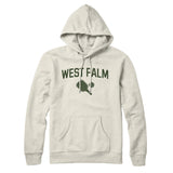 West Palm Pickleball Hoodie-Heather Oatmeal-Allegiant Goods Co. Vintage Sports Apparel