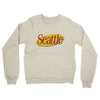 Seattle Seinfeld Midweight French Terry Crewneck Sweatshirt-Heather Oatmeal-Allegiant Goods Co. Vintage Sports Apparel