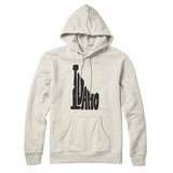 Idaho State Shape Text Hoodie-Allegiant Goods Co. Vintage Sports Apparel