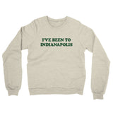 I've Been To Indianapolis Midweight French Terry Crewneck Sweatshirt-Allegiant Goods Co. Vintage Sports Apparel