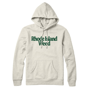 Rhode Island Weed Hoodie-Allegiant Goods Co. Vintage Sports Apparel