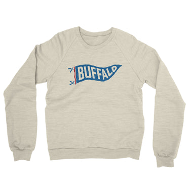 Buffalo Pennant Midweight French Terry Crewneck Sweatshirt-Allegiant Goods Co. Vintage Sports Apparel