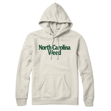 North Carolina Weed Hoodie-Allegiant Goods Co. Vintage Sports Apparel