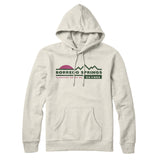 Borrego Springs Mountain Sunset Hoodie-Heather Oatmeal-Allegiant Goods Co. Vintage Sports Apparel