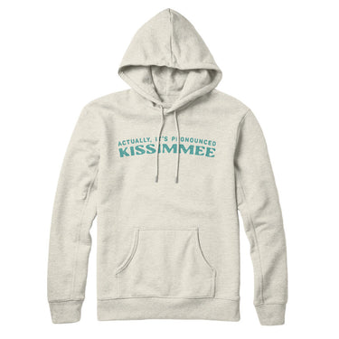 Actually It's Pronounced Kissimmee Hoodie-Heather Oatmeal-Allegiant Goods Co. Vintage Sports Apparel
