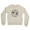Ohio State Quarter Midweight French Terry Crewneck Sweatshirt-Heather Oatmeal-Allegiant Goods Co. Vintage Sports Apparel