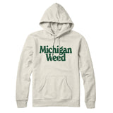 Michigan Weed Hoodie-Allegiant Goods Co. Vintage Sports Apparel