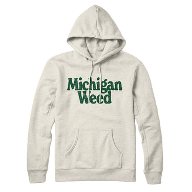 Michigan Weed Hoodie-Allegiant Goods Co. Vintage Sports Apparel