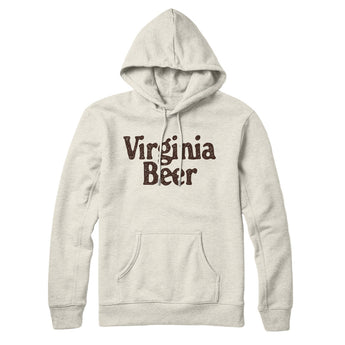 Virginia Beer Hoodie-Heather Oatmeal-Allegiant Goods Co. Vintage Sports Apparel