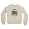 Connecticut State Quarter Midweight French Terry Crewneck Sweatshirt-Heather Oatmeal-Allegiant Goods Co. Vintage Sports Apparel