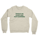There's No Place Like New Hampshire Midweight French Terry Crewneck Sweatshirt-Allegiant Goods Co. Vintage Sports Apparel
