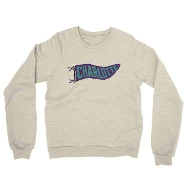 Charlotte Pennant Midweight French Terry Crewneck Sweatshirt-Allegiant Goods Co. Vintage Sports Apparel
