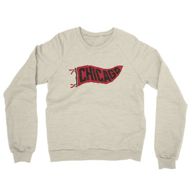 Chicago Pennant Midweight French Terry Crewneck Sweatshirt-Allegiant Goods Co. Vintage Sports Apparel