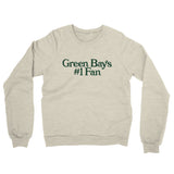 Green Bay's Number 1 Fan Midweight French Terry Crewneck Sweatshirt-Allegiant Goods Co. Vintage Sports Apparel