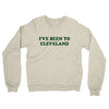 I've Been To Cleveland Midweight French Terry Crewneck Sweatshirt-Heather Oatmeal-Allegiant Goods Co. Vintage Sports Apparel