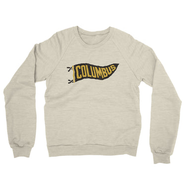 Columbus Pennant Midweight French Terry Crewneck Sweatshirt-Allegiant Goods Co. Vintage Sports Apparel