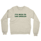 I've Been To Los Angeles Midweight French Terry Crewneck Sweatshirt-Allegiant Goods Co. Vintage Sports Apparel