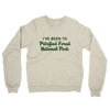 I've Been To Petrified Forest National Park Midweight French Terry Crewneck Sweatshirt-Heather Oatmeal-Allegiant Goods Co. Vintage Sports Apparel