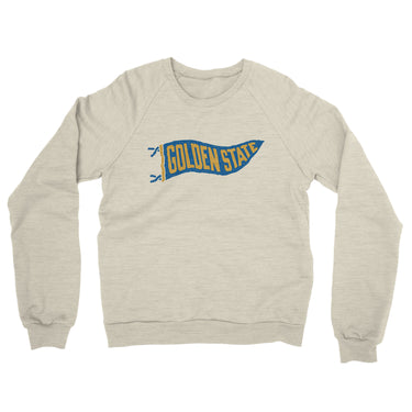 Golden State Pennant Midweight French Terry Crewneck Sweatshirt-Allegiant Goods Co. Vintage Sports Apparel